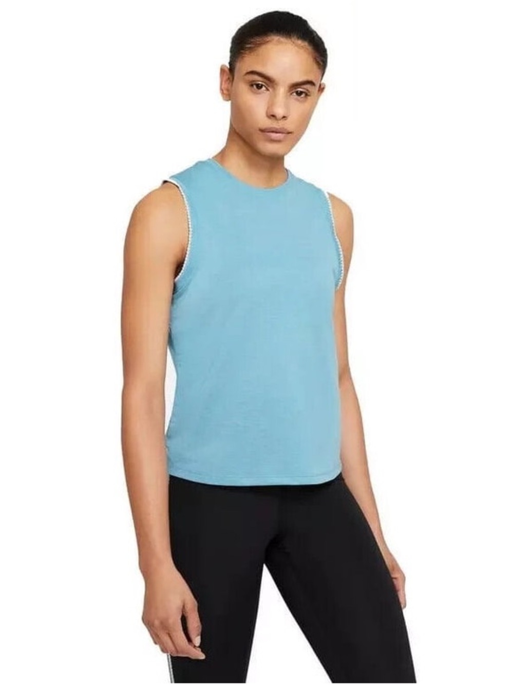 Nike Light Blue Sleeveless Crewneck Tank